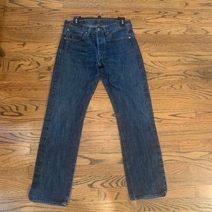 Men’s Levi 501 Dark Wash Jeans (W31/L32)